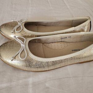 Boutaccelli Classica Gold Ballet Flats